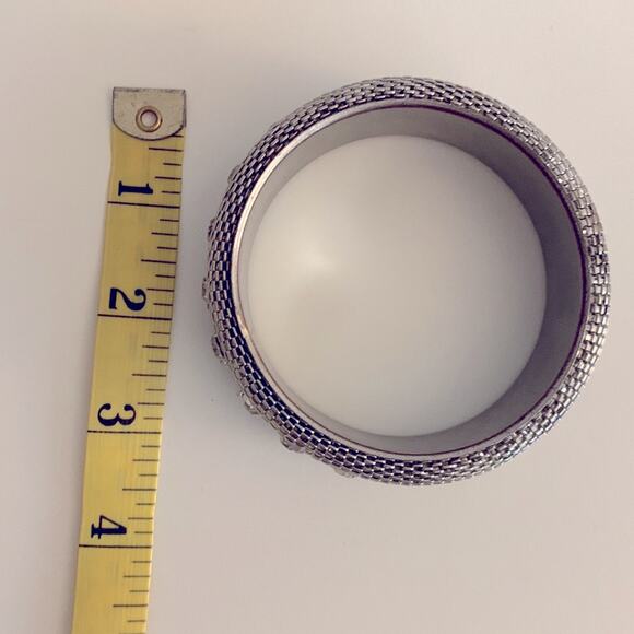 Silver Rhinestone Bracelet - Picture 3 of 6